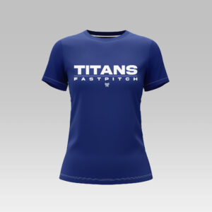 Titans Dri-Fit Practice Shirt Navy with White Logo